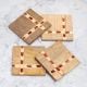 Modern Wooden Coasters for Decoration - Pack of 4
